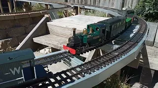 A run day at the G scale enthusiast group run your train day