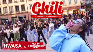 [KPOP IN PUBLIC | 31 DANCERS] SWF2 X HWASA (화사) - 'Chili' | Dance Cover by NyuV from France
