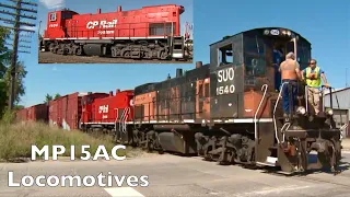 Rare Views of CP Industrial Switching: MP15AC Locomotives on CP’s Camden Job - SOO 1540 & CP 1404