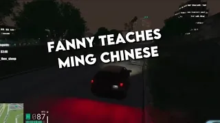 Fanny TEACHES Ming Chinese (Ming pov)| GTA rp 4.0 | Nopixel