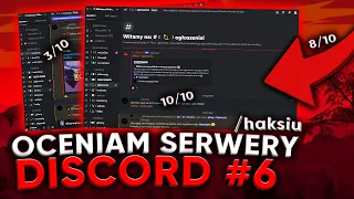 Oceniam WASZE serwery DISCORD z @HaksiuPL! ✨ | Odcinek #6