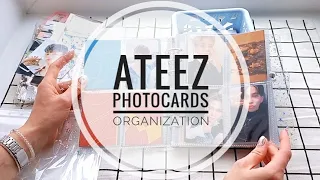 ATEEZ photocards and binder organization | Организация карт и биндера ATEEZ