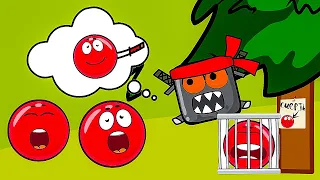 СУПЕР НИНДЗЯ ! Новый Мультик Red Ball 4 . Анимация Игра - Красный Шар как несносный шарик от Спуди !