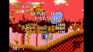 [TAS] Sonic The Hedgehog Burned Edition Burned Hill Zones Speedrun by Fis