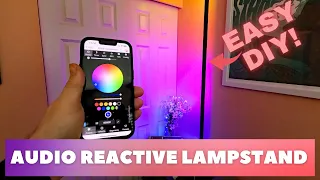 EASY DIY Smart Lamp Stand with RGB and Audio Reactive