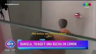 Thiago y Daniela se bañaron juntos - Gran Hermano 2022