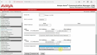 [Lab 3.3] Configure Avaya Aura Communication Manager 7 Simplex