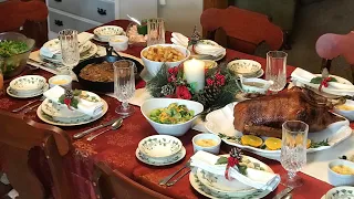 My Old Fashioned Christmas Dinner with Dishes from the Early 1900’s
