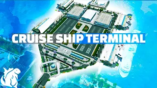 Building The Perfect Cruise Ship Terminal in Cities Skylines | City of Canalville
