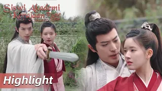 Highlight EP09 Berlatih pedang bersama | Siswi Akademi Kerajaan | WeTV【INDO SUB】