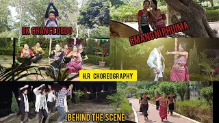 Emang ni phuima behind the scene|| H.R CHOREOGRAPHY || kaubru music video