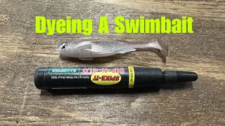 Double Your Swimbait Bites By Dyeing Them Like THIS