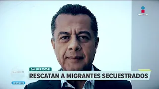 Rescatan a 34 migrantes que fueron secuestrados | Noticias con Francisco Zea