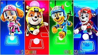 PAW Patrol: Chase 🆚 Skye 🆚 Marshall 🆚 Rubble 🆚 Ryder 🆚 Everest 🆚 Liberty 🎶 Tiles Hop EDM Rush