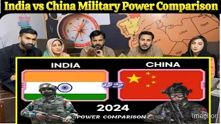 India vs China Military Power Comparison 2024 | China vs India Military Power 2024