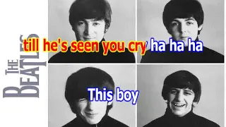 KARAOKE THE BEATLES - THIS BOY