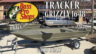 Best NEW Boat for Beginners? No Outboard, Bare Bones! Grizzly 1648! Best Jon Boat for the Money?