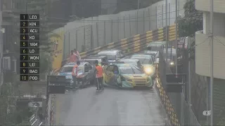 Macau Touring Car Cup (1600cc Turbo and over 1950cc) 2017. Macau Grand Prix. Crashes Red Flag