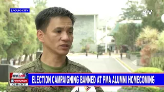 Election campaigning banned at PMA alumni homecoming