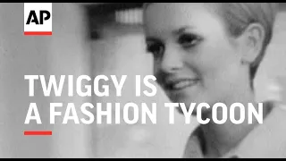 1960s Model Twiggy Becomes Fashion Tycoon