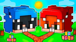 Nacho vs Dagar: Reto de Casas de BEBÉS en Minecraft