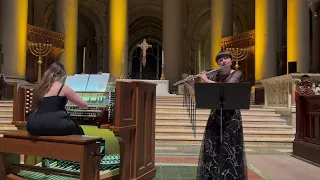 J. Weaver "Pastorale": Nikka Gershman, flute and Cecily DeMarco, organ
