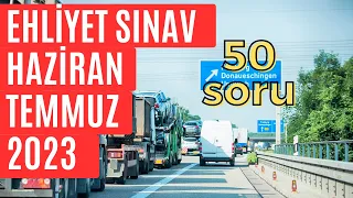 EHLİYET SINAV SORULARI 2023, GÜNCEL 2023 EHLİYET SINAV SORULARI