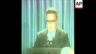 SYND 16/12/72 HENRY KISSINGER PRESS CONFERENCE ON PEACE IN VIETNAM