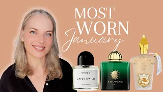 JANUARY MOST WORN FRAGRANCES | TheTopNote #perfumecollection #perfumereviews