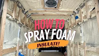 How to Spray Foam Insulate a Van