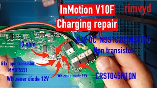 InMotion V10F Not charging repair