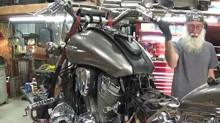 Honda VTX1800 Top End Noise, Diag Part1, Tank & Air Box Removal, Valve Inspection and other projects