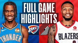 Game Recap: Thunder 138, Trail Blazers 129