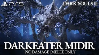 Darkeater Midir Boss Fight (No Damage / Melee Only) [Dark Souls 3 PS5]