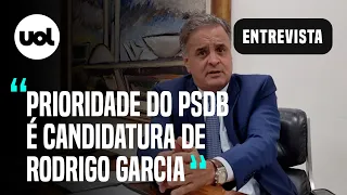 Aécio Neves fala sobre influência da candidatura Garcia sobre decisão do nome da 3ª via