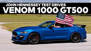 VENOM 1000 MUSTANG GT500 // Test Drive with John Hennessey!