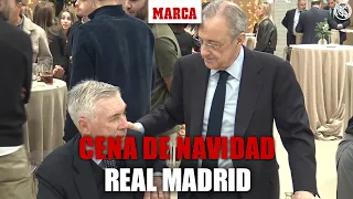 Así arropó Florentino Pérez a todos sus jugadores en la comida de Navidad del Madrid I MARCA