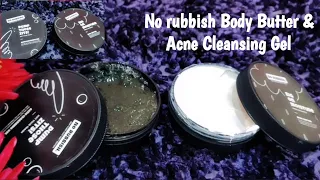 No Rubbish Body Butter & Acne Cleansing Gel Honest Review