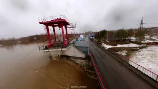 Сергеевское водохранилище. Полёт на FPV дроне. Смотреть в 4К разрешении!