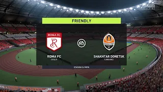 FIFA 22 | AS Roma vs Shakhtar Donetsk - Stadion Olympik | 07/08/2022/ | Gameplay