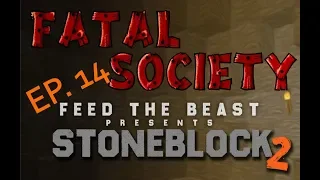 Stone block 2 Ep. 14 - Chickens + Easy Fluid Cow Breeding + Base Expansion