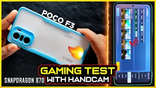 XIAOMI POCO F3 PUBG MOBILE GAMING TEST WITH HANDCAM | After Update MIUI 13 Poco f3 PUBG Test 🔥 |