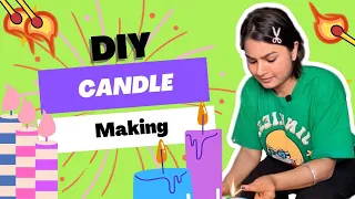 Made Cutest Candle 😱 #crafteraditi #youtubepartner #candlemaking #diycandle #shorts @CrafterAditi
