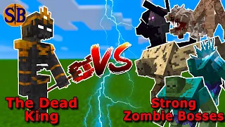 Dead King vs Strong Zombie Bosses | Minecraft Mob Battle