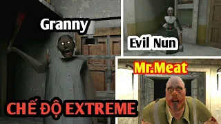 ĐÁNH BẠI BỘ BA GAME KINH DỊ Ở CHẾ ĐỘ KHÓ NHẤT!!| Granny - Evil Nun - Mr.Meat