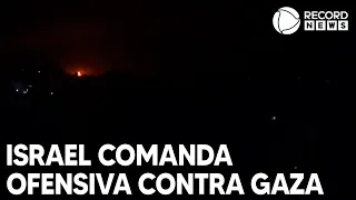 Israel comanda ofensiva contra Gaza durante madrugada