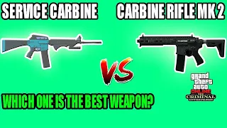 Service Carbine VS Carbine Rifle MK 2 | In-depth Weapon Testing (GTA Online Criminal Enterprise DLC)
