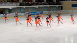 КМС, Санрайз -1, Санкт-Петербург, 1 этап кубка России по синхронному катанию на коньках