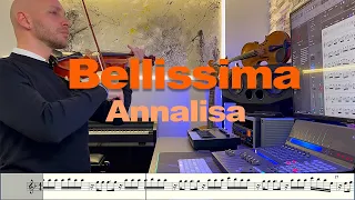 Bellissima ANNALISA | Violin cover | Sheet music | Partitura #bellissima #violin  #sheetmusic