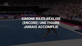 La Gymnaste Simone Biles reussi l'inédit. La aussi le grand remplacement sévit 😭